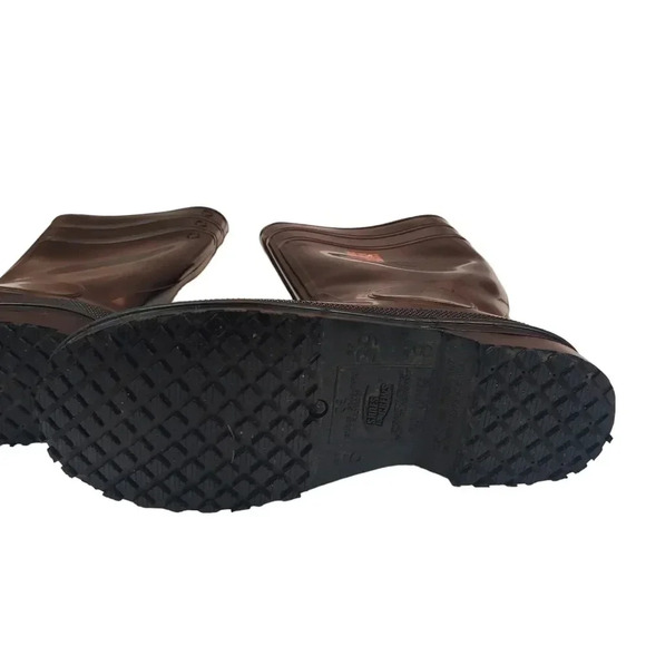 Shoes For Crews Pro Unisex Mens Size 6/Womens Size 8 Black Waterproof Boots - Picture 13 of 13